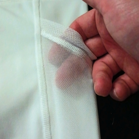 Yoga Pants With Pockets Size Small White High Waist Code Fit - Picture 3 of 6